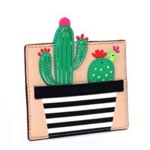 kate spade Accessories - Kate Spade Cactus Card Holder